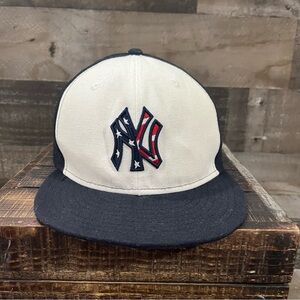 New York Yankees Stars and Stripes New Era Fitted Hat Cap 7 MLB
